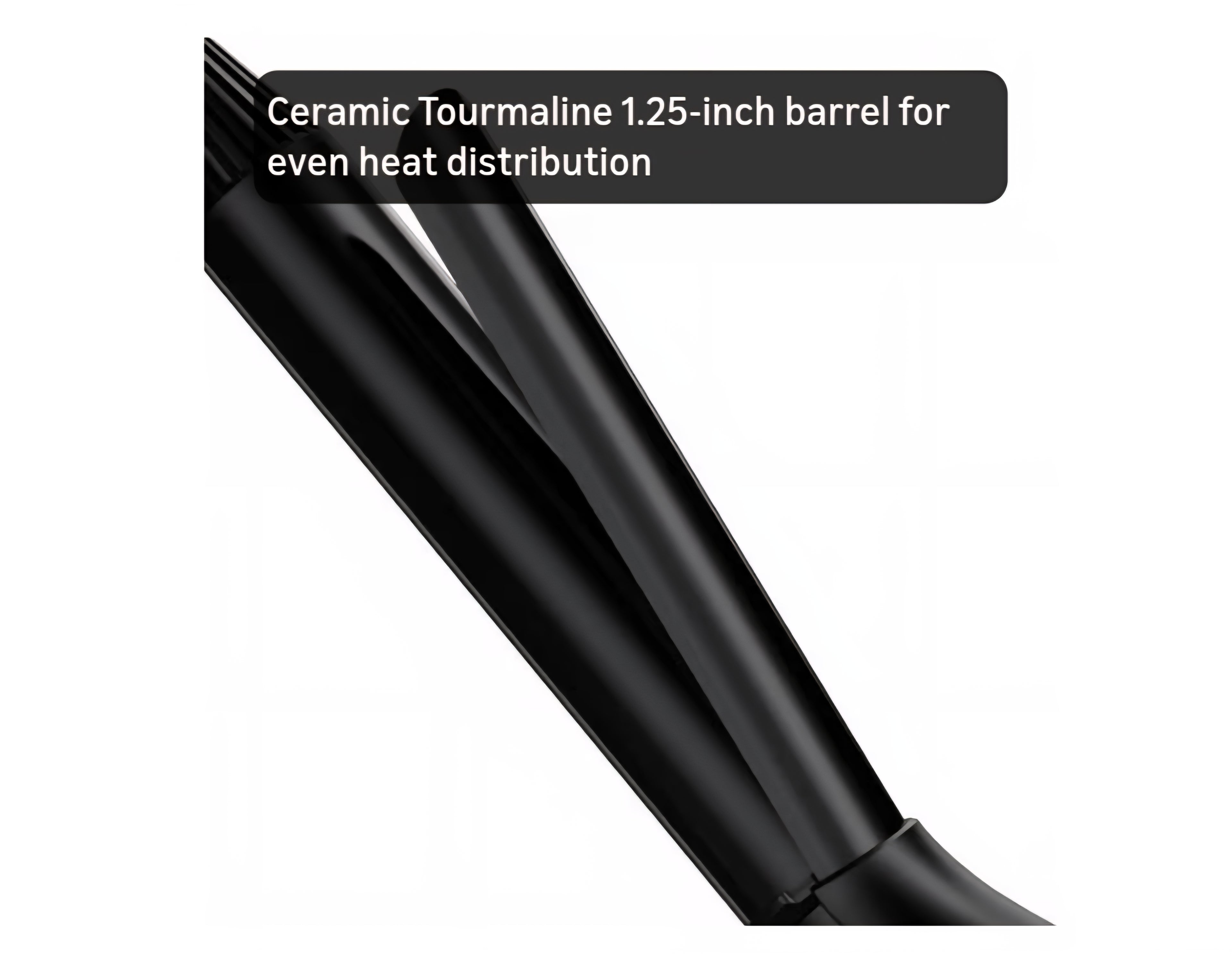 Long Barrel Curling Iron 1 1/4 inch, 1.25 Inch Curling Iron for Long Hair, Infused Argan Oil & Keratin