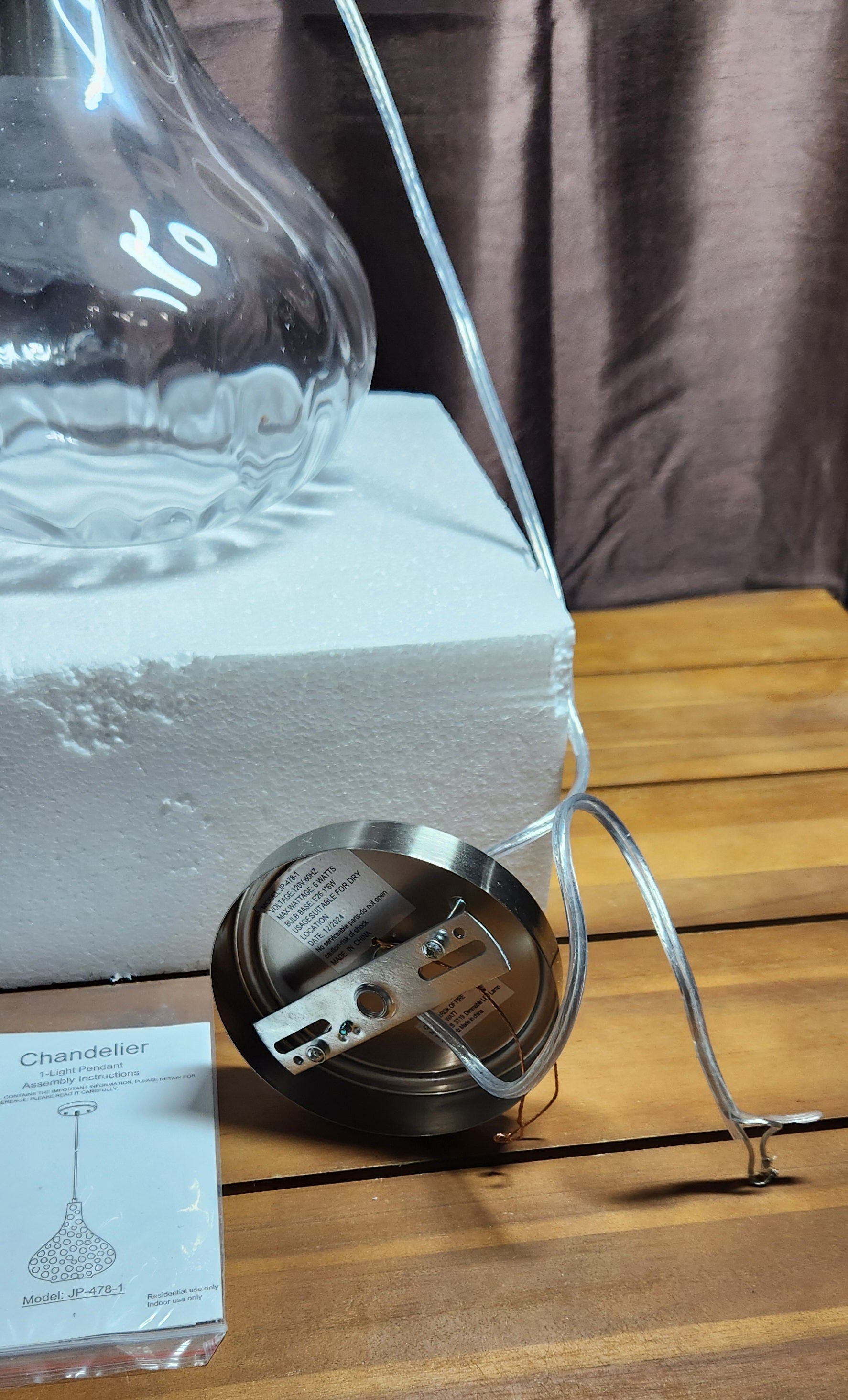 Modern Glass Pendant Light