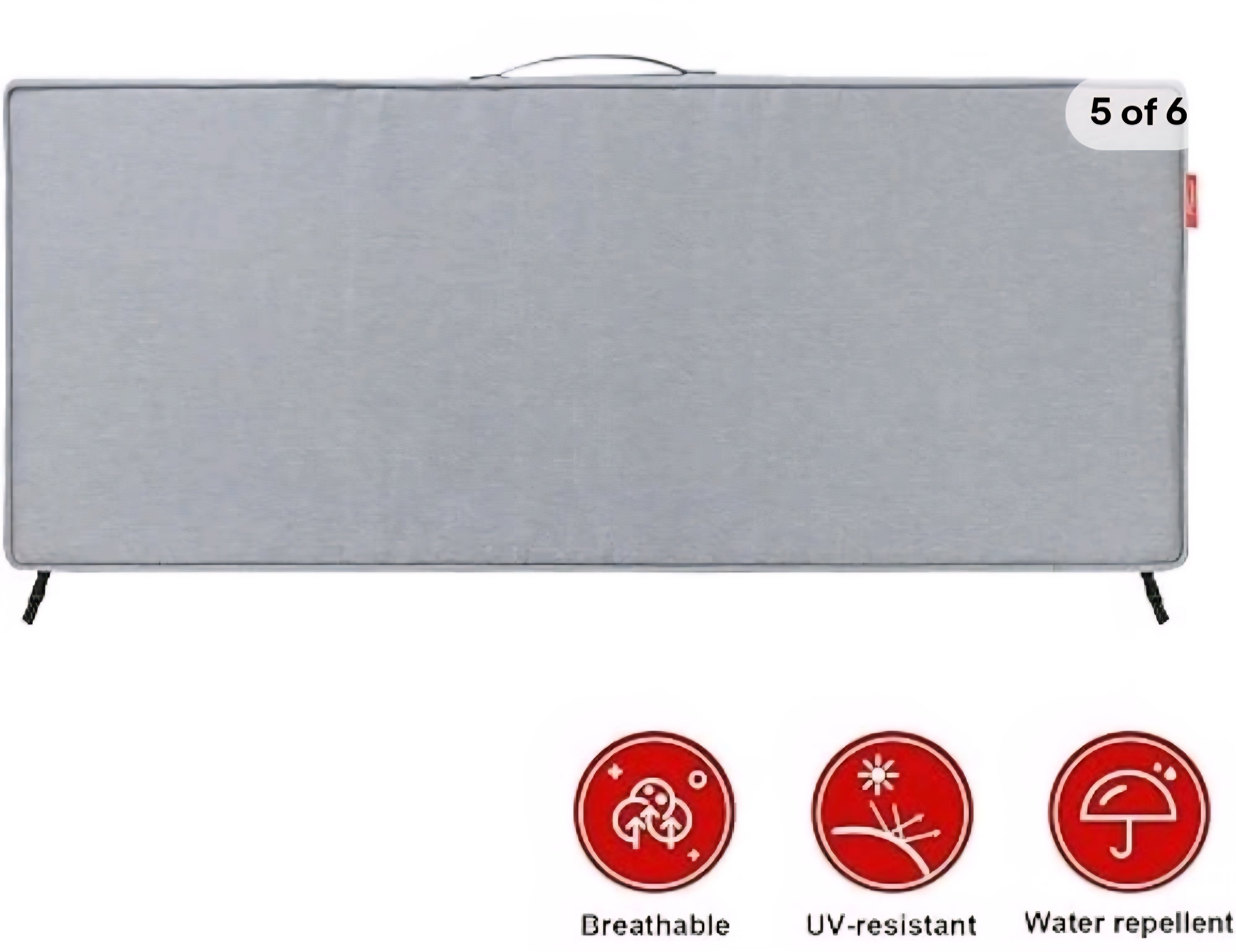 Outdoor Bench Cushion 42 x 18 x 3 Patio Furniture Water-Resistant Chair Cushion