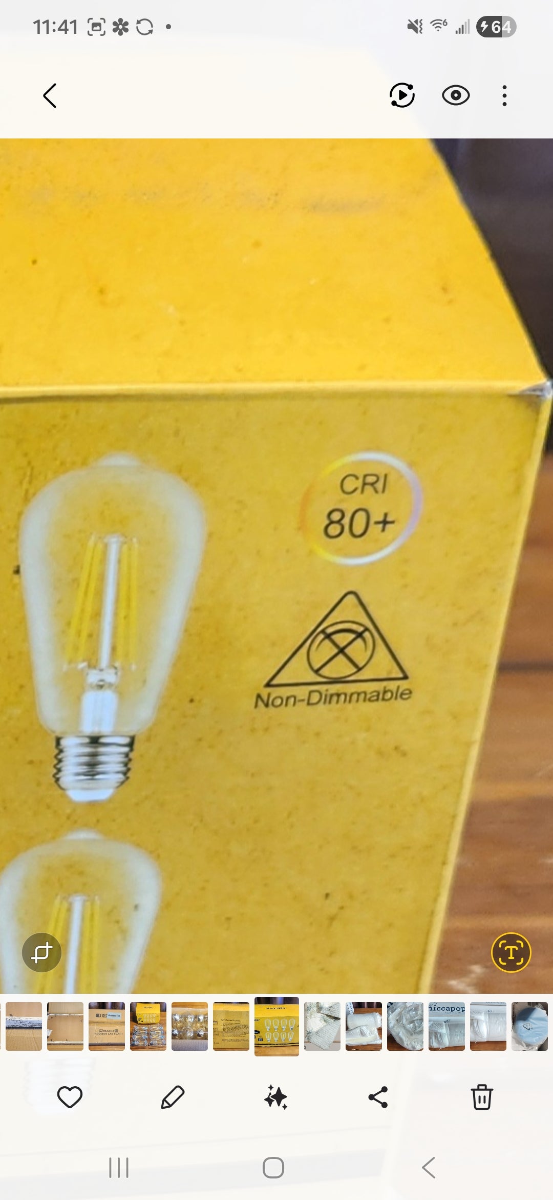 8 pk 60w replacement Light Bulbs 6w LED 700 Lumens E26