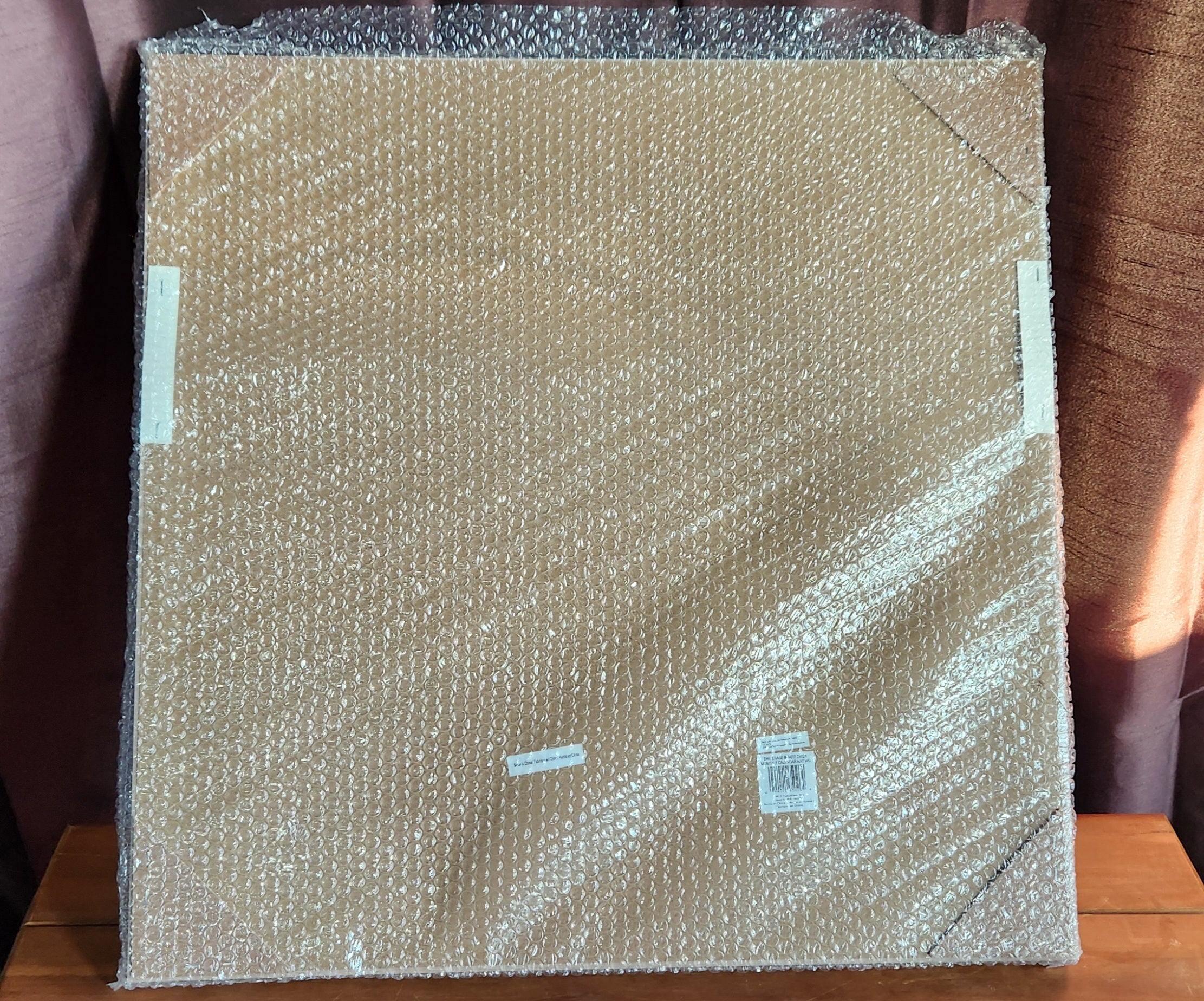 Dry Erase Calendar 24x24 Farmhouse Natural Wood Framed Monthly Organizer NEW