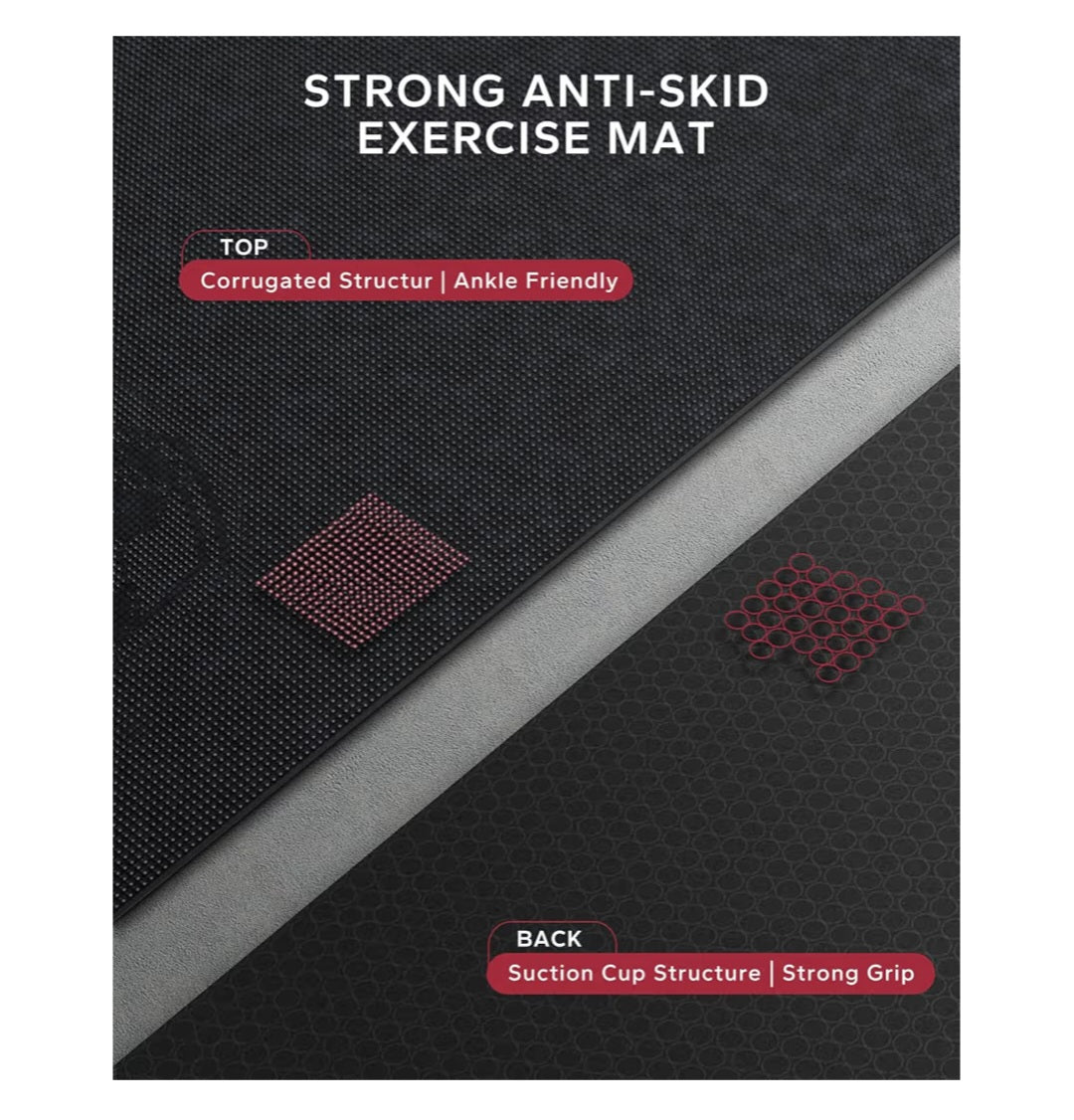 Extra Large Exercise Mat- 12' x 6' x 8mm NEW with Carrying Bag