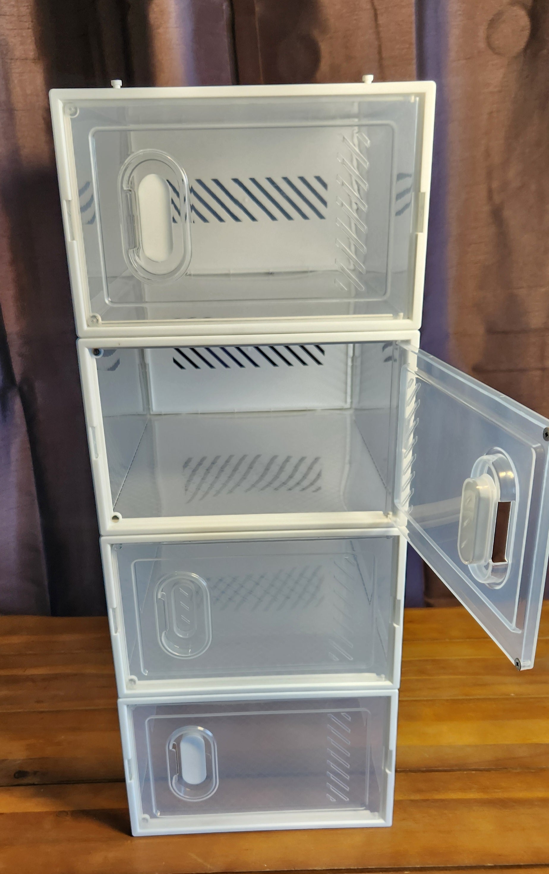 Shoe Storage, 12 Pack Shoe Organizer for Closet, Shoe Boxes Clear Plastic Stackable Shoe Containers with Lids