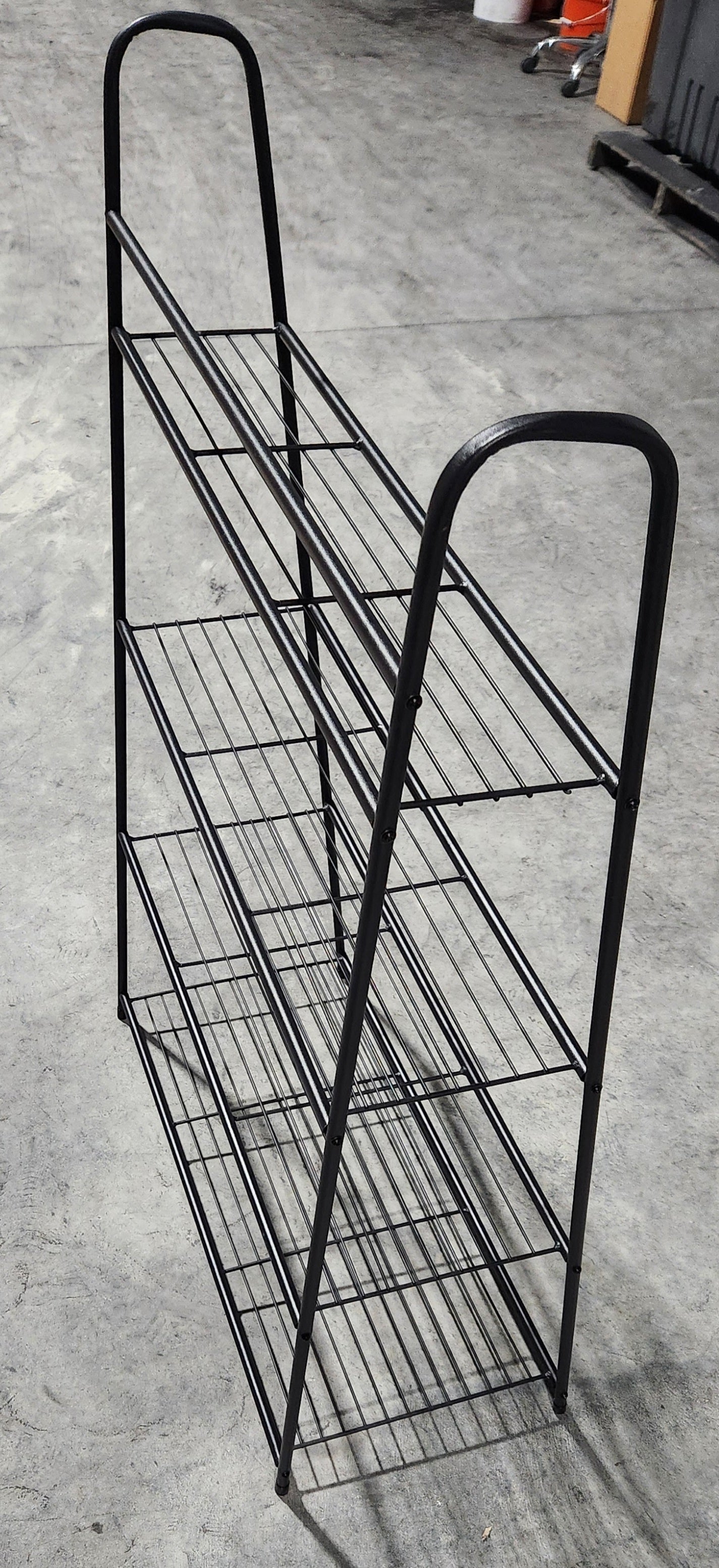 4-Layer Metal Plant Stand, Trapezoidal Stand, Flower Pot Stand for Indoor and Outdoor
