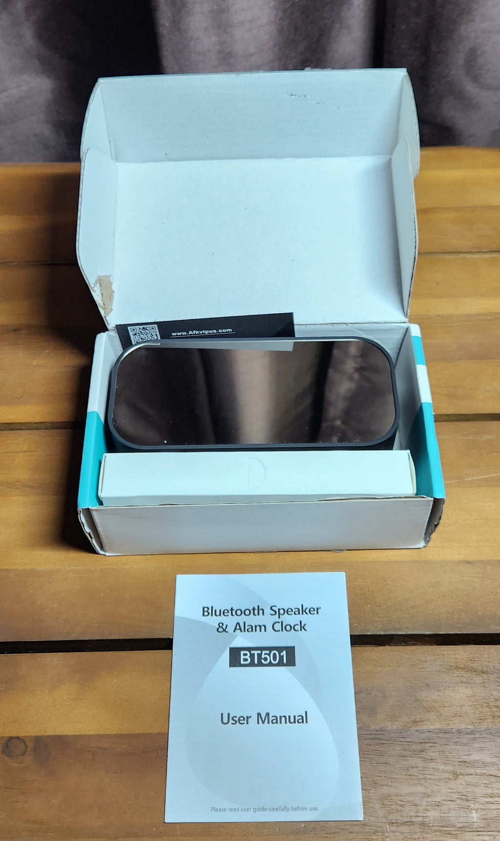 Alarm Clock with Bluetooth Speaker for Bedroom/Office