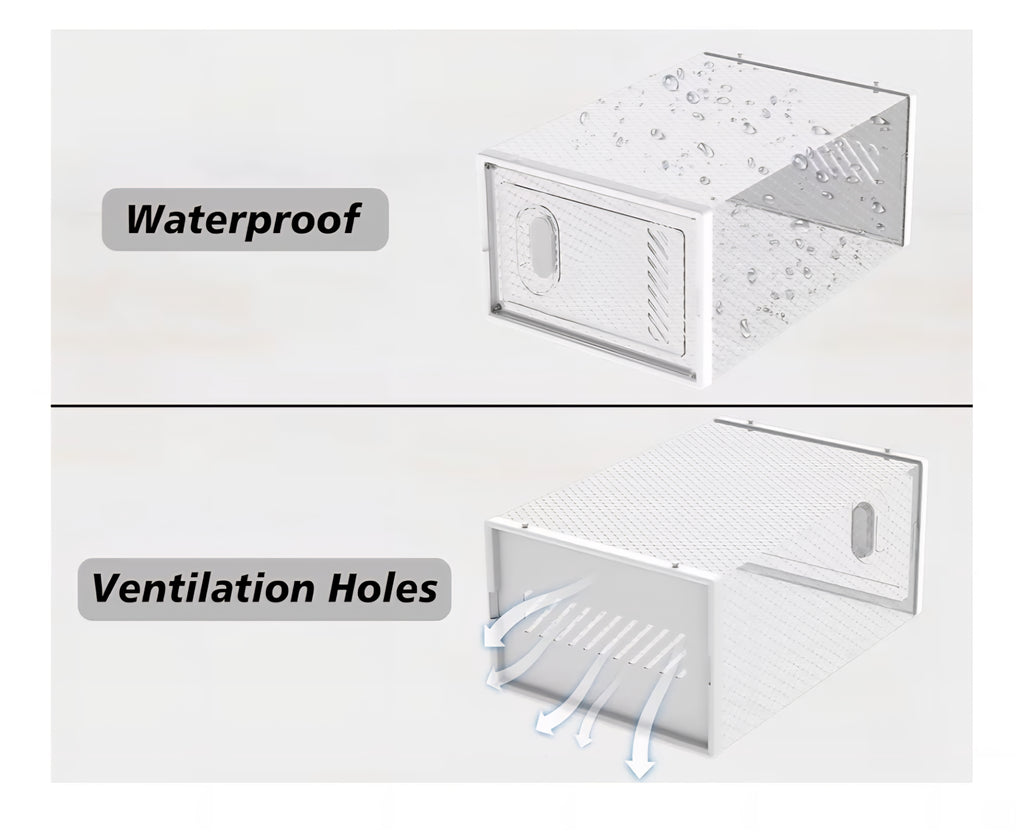 Shoe Storage, 12 Pack Shoe Organizer for Closet, Shoe Boxes Clear Plastic Stackable Shoe Containers with Lids