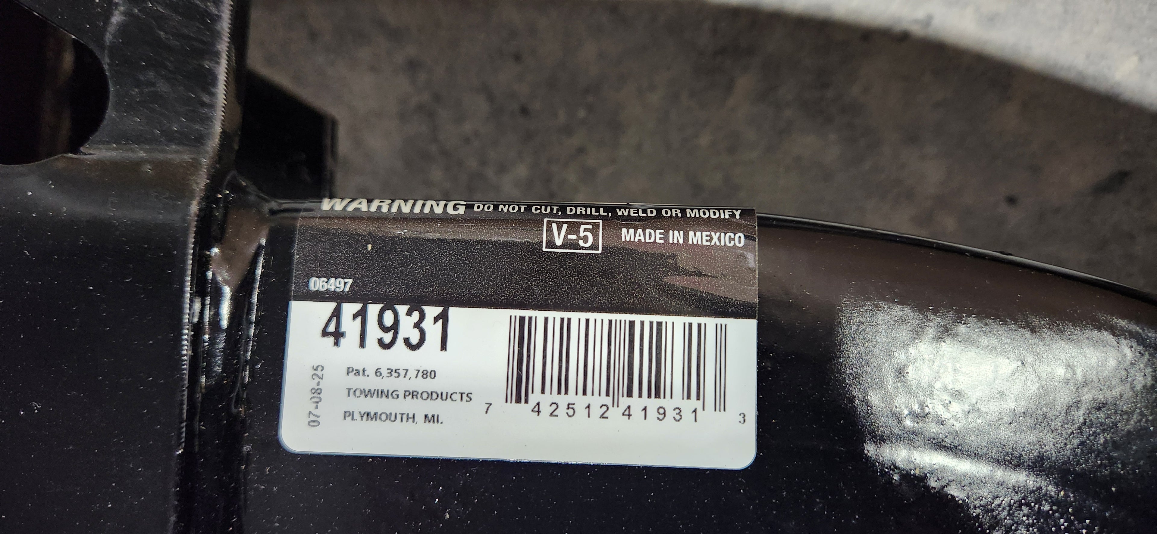 Ultra Frame Class 5 Trailer Hitch, 2 Inch Square Receiver, Compatible with 1999-2016 Ford F-250 Super Duty and F-350 Super Duty