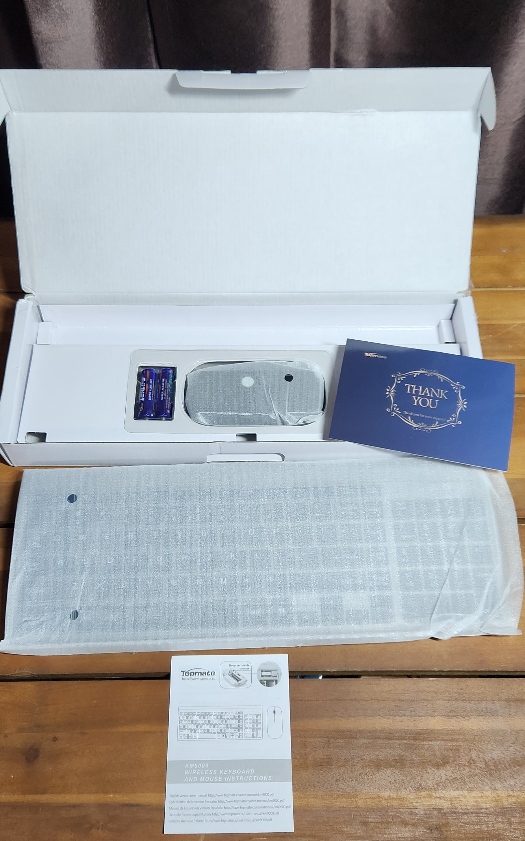 Wireless Keyboard and Mouse Ultra Slim Combo