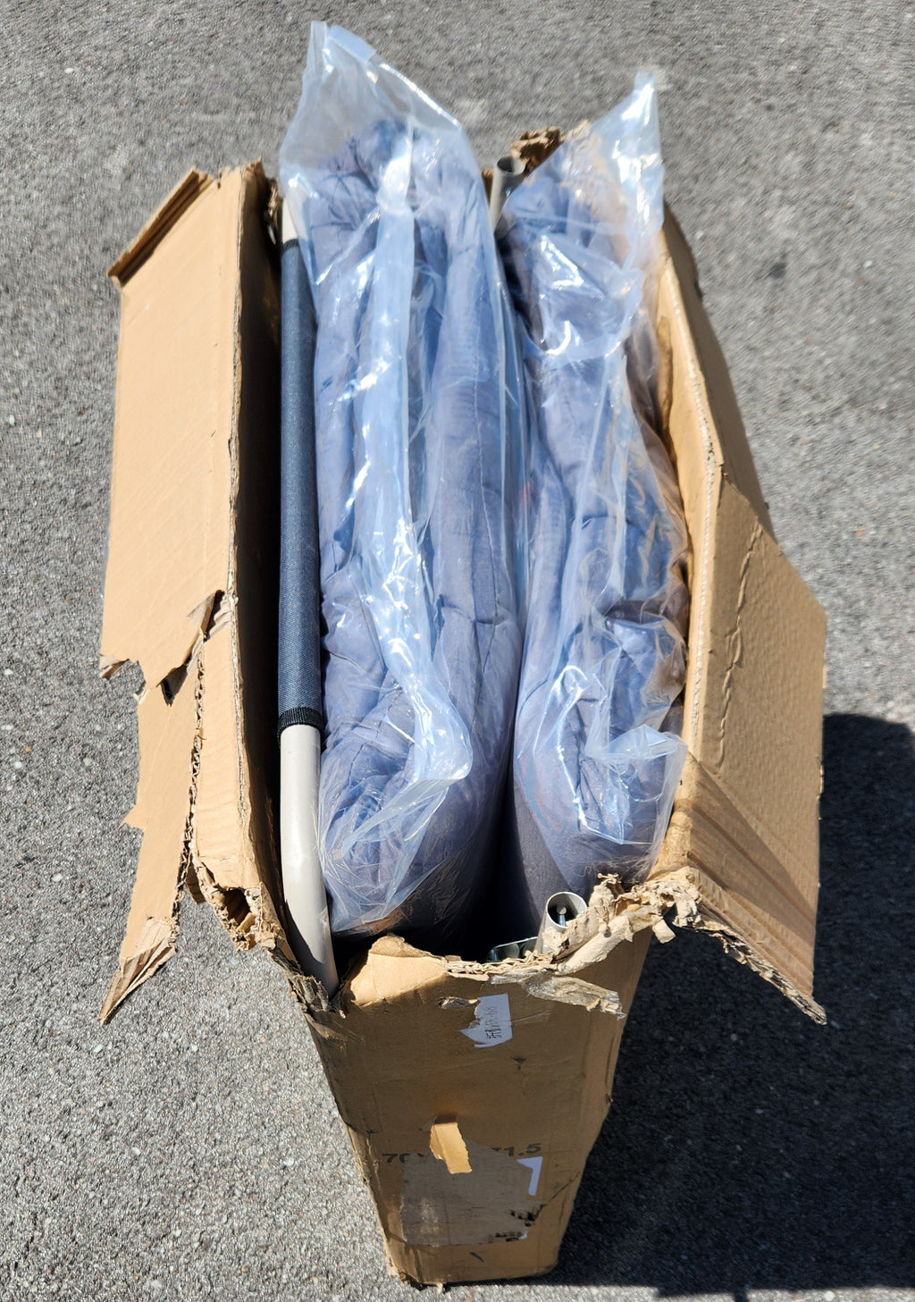 Portable Camping Cot Foldable Bed with Mattress Pad