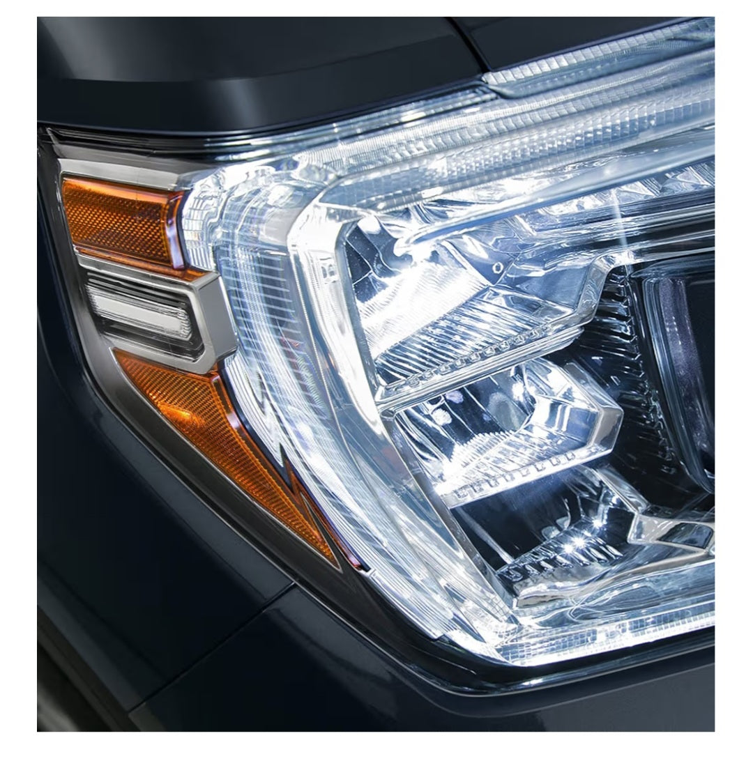 LED Headlight Assembly Compatible with GMC Sierra 1500 2019 2020 2021 2022 Replacement with DRL LED Turn Signal Light Right Passenger Side RH 84507049 GM2503496