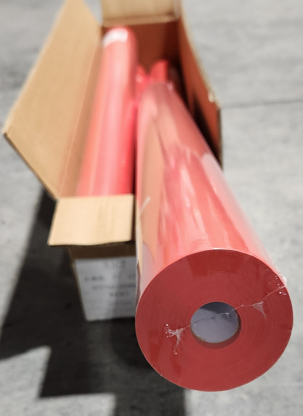 Box of 4 Rolls of Red Kraft Paper