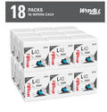 Wypall PowerClean L40 Cloths Extra Absorbent, Quarterfold, Bulk Paper Wipers, White (18 Packs of 56 Sheets, 1,008 Sheet Total)